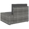vidaXL 8-delige Loungeset poly rattan grijs