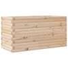 vidaXL Plantenbak 90x40x46 cm massief grenenhout