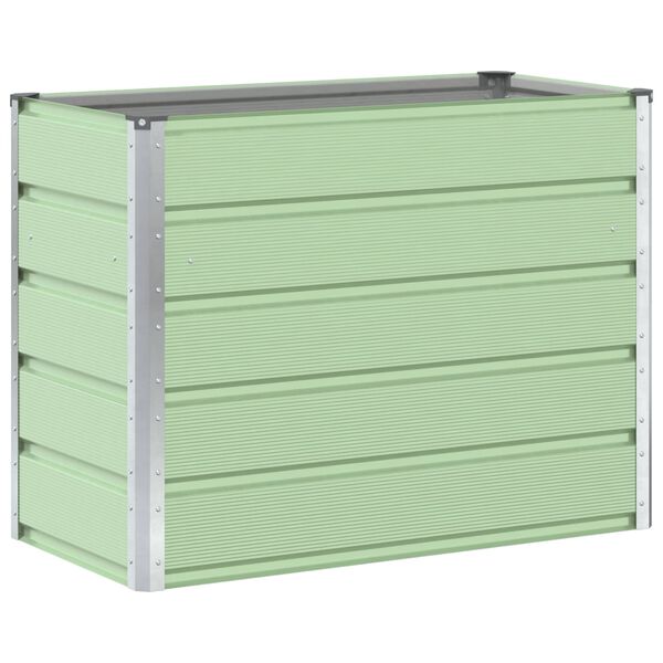 vidaXL Plantenbak Pastelgroen 480 x 50 x 45 cm Gegalvaniseerd staal