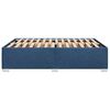 vidaXL Bedframe zonder matras stof blauw 160x200 cm