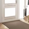 vidaXL Deurmat Beige en zwart 120 x 400 cm Polypropyleen en vinyl