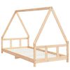 vidaXL Kinderbedframe 90x200 cm massief grenenhout