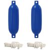 vidaXL Boot fenders 2 st &Oslash; 11 x 40 cm Blauw PVC