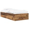 vidaXL Vloerbedframe Oud hout 80 x 200 cm Bewerkt hout