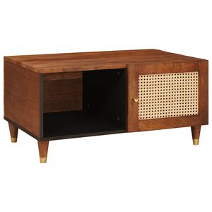 vidaXL Salontafel 80 x 50 x 40 cm Massief Mango Hout