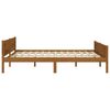 vidaXL Bedframe massief grenenhout honingbruin 140x200 cm
