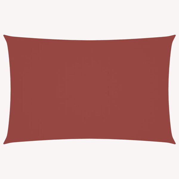 vidaXL Zonnescherm rechthoekig 6x8 m oxford stof terracottakleurig
