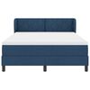 vidaXL Boxspringbed met matras met matras Blauw 140 x 190 cm Stof