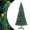 vidaXL Artificial Pre-lit Kerstboom met Ballenset Groen 500 cm PVC