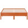 vidaXL Bedframe zonder matras massief grenenhout wasbruin 120x190 cm