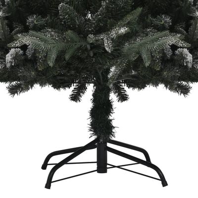 vidaXL Kunstkerstboom met verlichting en sneeuw 180 cm PVC en PE