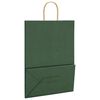 vidaXL Papieren zakken 250 st met hengsels 32x17x44 cm groen