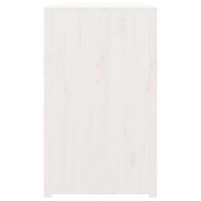 vidaXL Keukenkast voor buiten 106x55x92 cm massief grenenhout wit