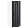 vidaXL Wandkast LUCCA Zwart 30 x 31 x 80 cm Bewerkt hout