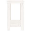 vidaXL Werkbank 110x50x80 cm massief grenenhout wit
