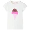 Kindershirt 140 ecru