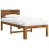 vidaXL Eenpersoonsbed met hoofdbord ROSTOCK Naturel 80 x 200 cm