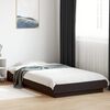 vidaXL Bedframe met LED-verlichting bewerkt hout zwart 90x200 cm