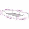 vidaXL Bedframe Bruin 80 x 220 cm Massief grenenhout