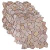 vidaXL Moza&iuml;ek Tegels Rood 30 x 30 cm Marmer