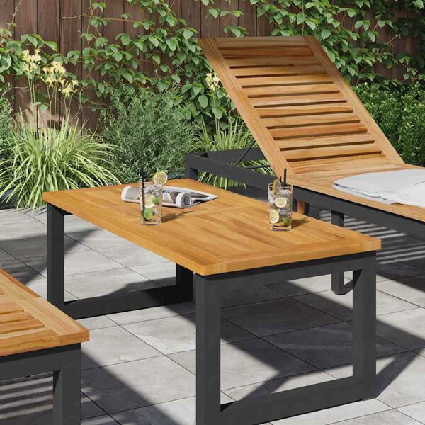 vidaXL Tafelblad Bruin 100 x 50 x 2 cm Massief Acaciahout