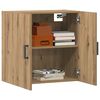 vidaXL Wandkast 60x31x60 cm bewerkt hout artisanaal eikenkleurig