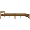 vidaXL Bedframe massief grenenhout honingbruin 200x200 cm