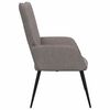 vidaXL Relaxstoel stof taupe