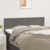 vidaXL Hoofdborden 2 st 72x5x78/88 cm kunstleer grijs
