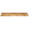 vidaXL Tafelblad rechthoekig 80x30x2,5 cm massief ruw mangohout