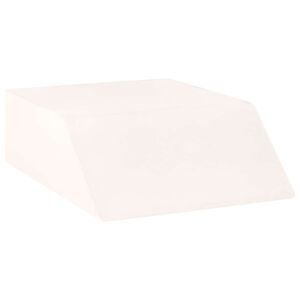 vidaXL Been Kussen 63 x 52 x 19,5 cm Stevig PU Schuim Wit