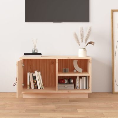 vidaXL Tv-meubel 70x34x40 cm massief grenenhout
