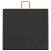 vidaXL Papieren zakken 250 st met hengsels 54x15x49 cm zwart