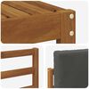 vidaXL Buiten bankenset 6 pcs Natuurlijk en Antraciet Bewerkt hout