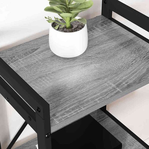 vidaXL Boekenkast Grijs sonoma 40 x 30 x 50 cm Bewerkt hout