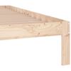 vidaXL Bedframe massief hout 150x200 cm