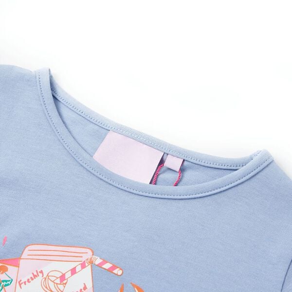 Kindershirt 140 blauw