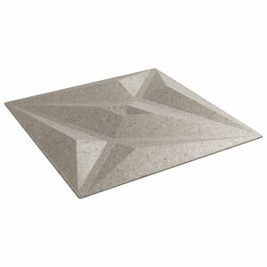vidaXL Wandpanelen 12 st 50 x 50 cm Ster Beton XPS Schuim