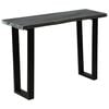 vidaXL Wandtafel 110x35x75 cm massief mindihout grijs