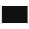 vidaXL Tuinscherm uittrekbaar 200x300 cm zwart