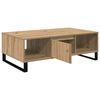 vidaXL Salontafel Artisan Eiken 104 x 60 x 35 cm Bewerkt hout