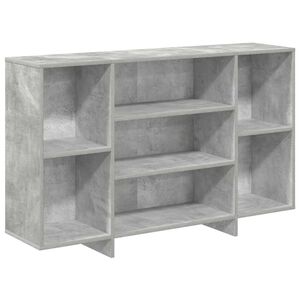 vidaXL Dressoir 120x30x75 cm bewerkt hout betongrijs