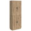 vidaXL Kastenset 2 pcs Artisanaal eiken Bewerkt hout