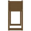 vidaXL Plantenbak 78x40x81 cm massief grenenhout honingbruin