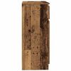 vidaXL Dressoir met lade 71x35x84 cm spaanplaat oud hout