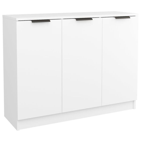 vidaXL Dressoir 90,5x30x70 cm bewerkt hout wit