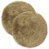 vidaXL Kussensloop 2 st HEERLEN Lichtgroen &Oslash; 50 cm PV Fleece
