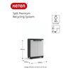 Keter Recyclingkast Split Premium 92 cm grijs en zwart