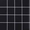 vidaXL Tuinbankkussens 2 st ruitpatroon 120x50x7 cm stof zwart