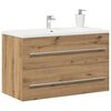 vidaXL Badkamer wastafelkast Artisan Oak 80x38,5x48 cm Engineered Wood